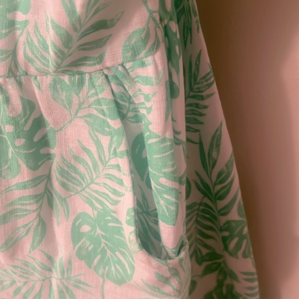 👧🏻Wonder Nation cotton tropical leaf sundress - Picture 5 of 6